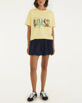 BLUSA T-SHIRT MEDIA SOY BRASIL 349160 FARM RIO